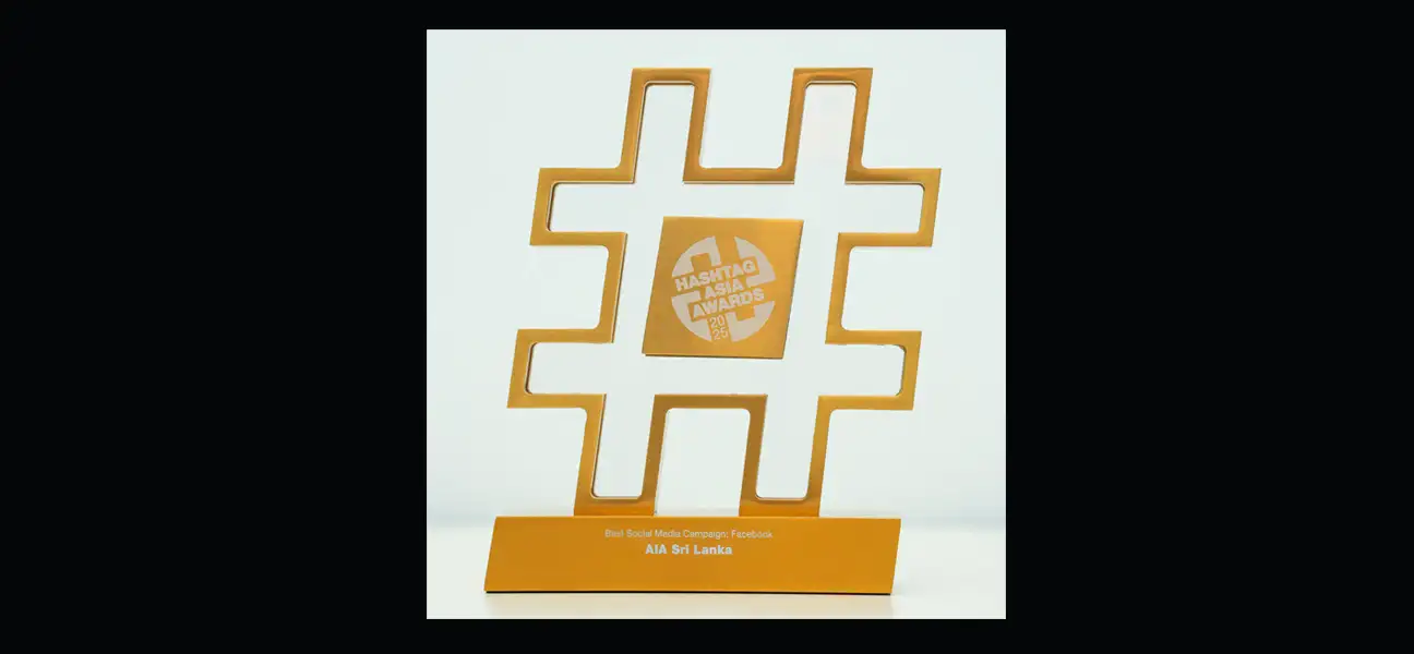 AIA Sri Lanka rises from Silver to Gold at Hashtag Asia Awards 2025